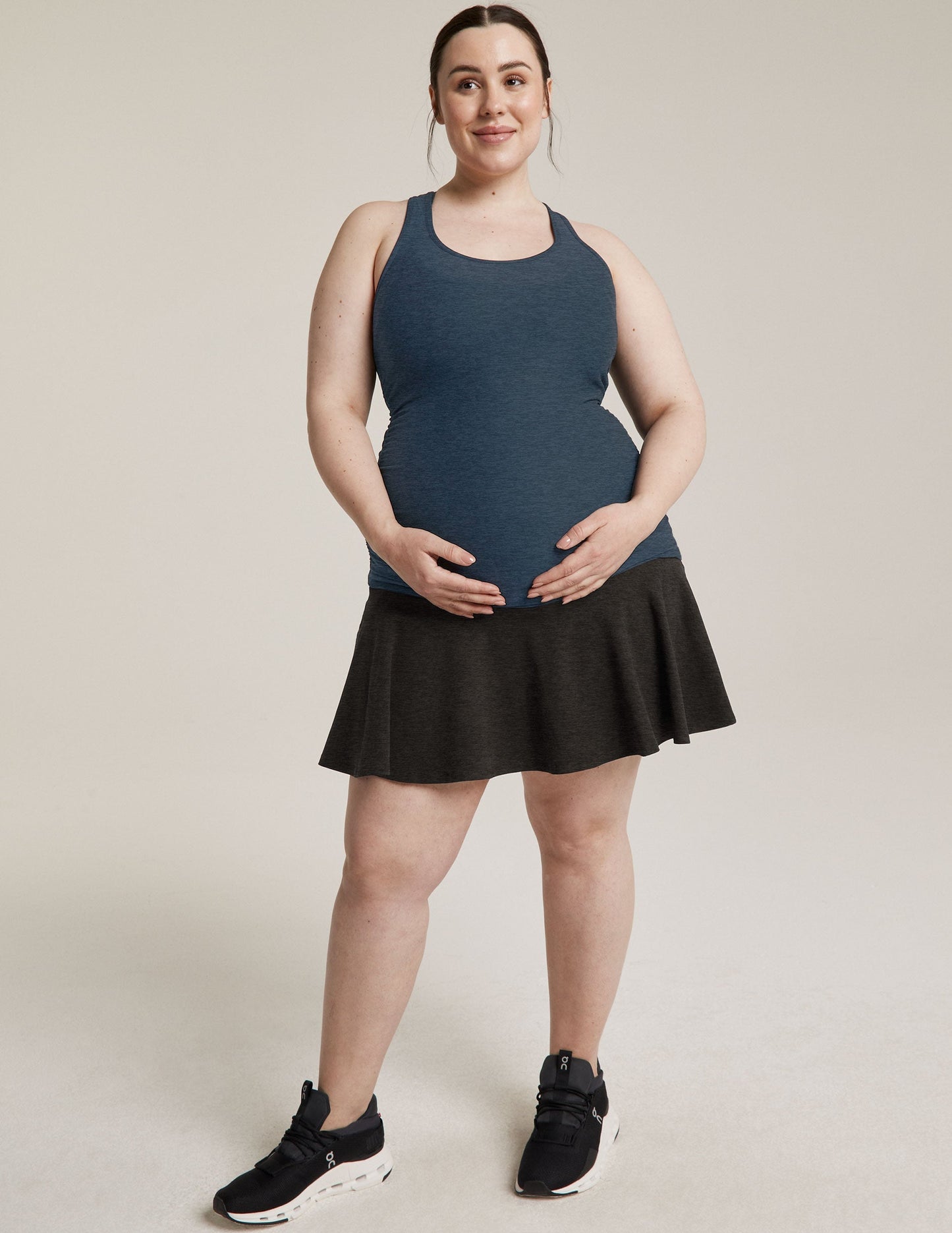 Beyond Yoga Spacedye Maternity Hot Shot Circle Skirt with Built-in Shorts