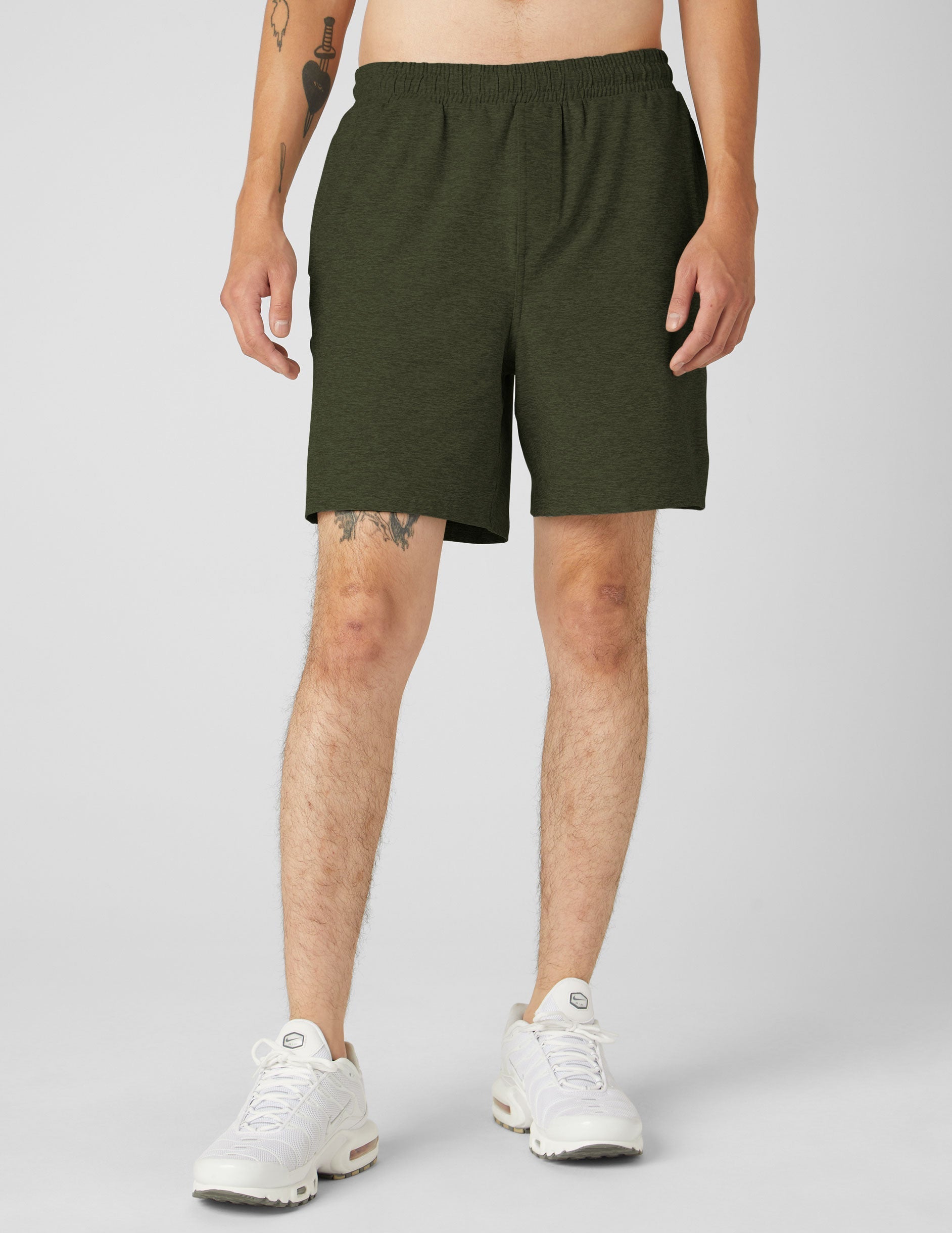Men's Spacedye Freefit Athleisure Shorts: Comfortable, Slim Fit with Secure Pocket