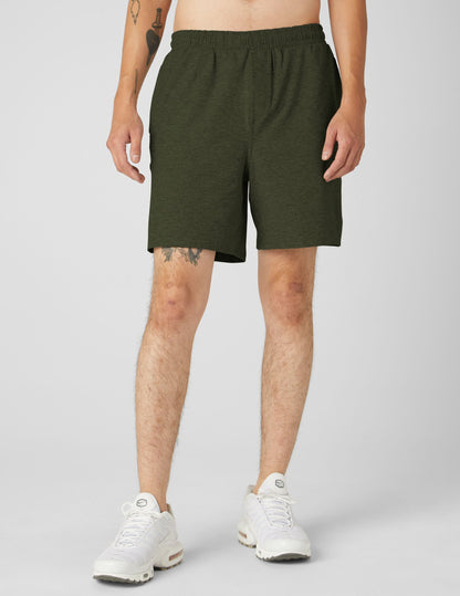 Men's Spacedye Freefit Athleisure Shorts: Comfortable, Slim Fit with Secure Pocket