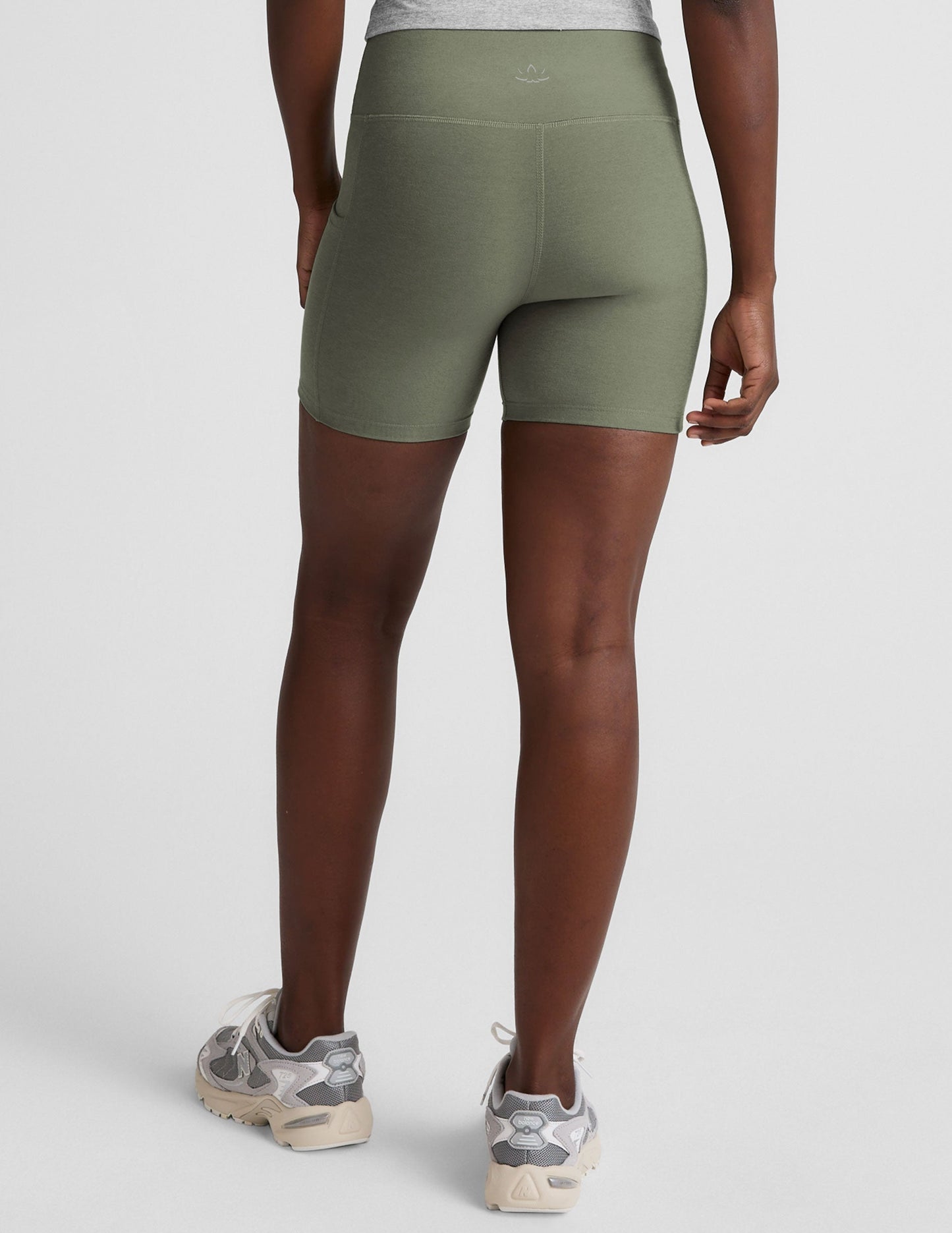 Beyond Yoga Spacedye Keep Pace 5-Inch High-Waisted Pocket Biker Shorts
