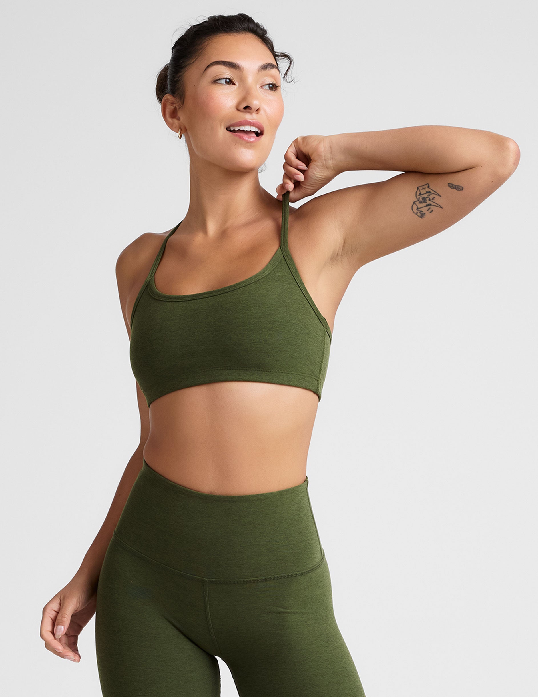 Beyond Yoga Spacedye Slim Racerback Bra: Moisture-Wicking, Medium Support Activewear