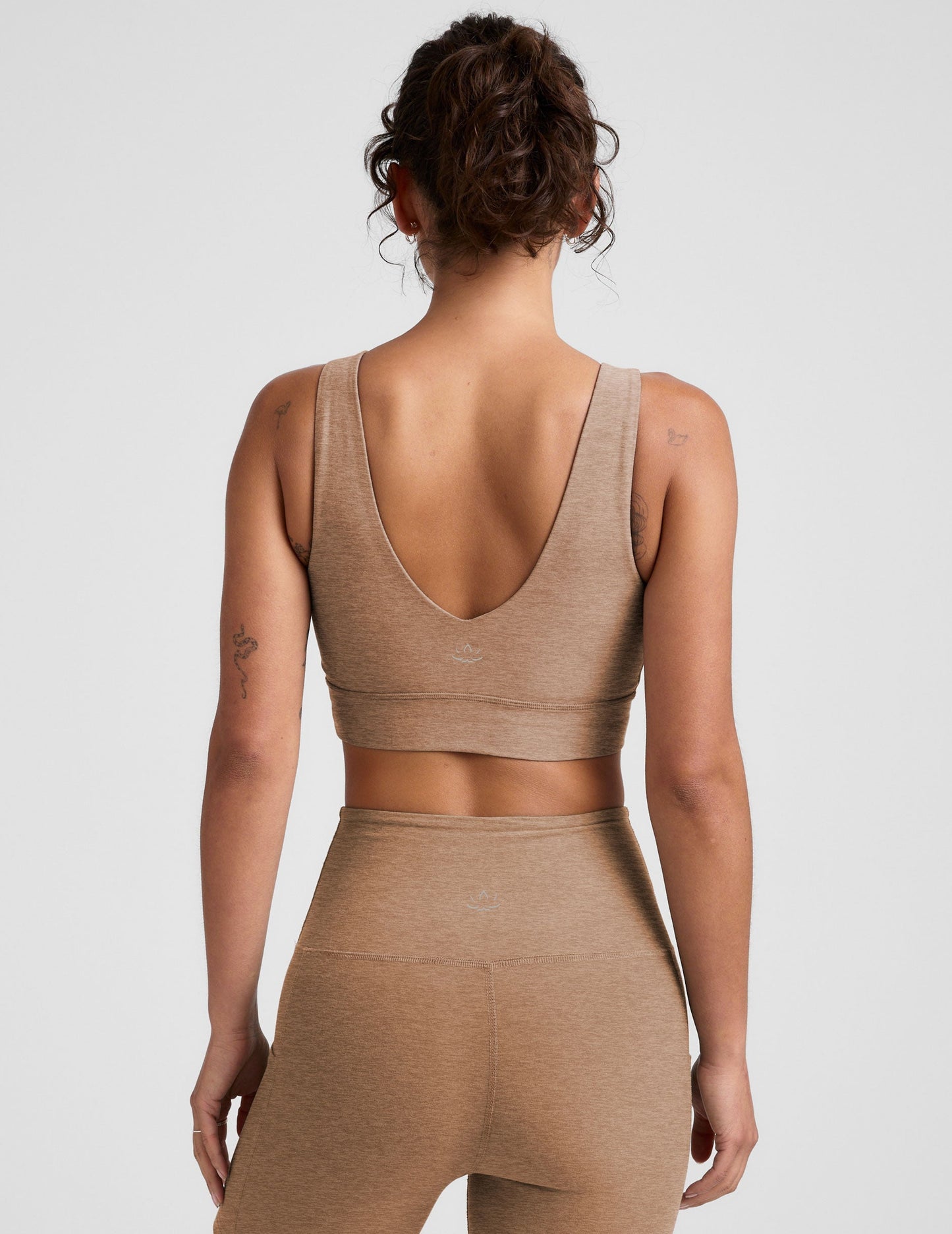 Ultimate Comfort Spacedye Deep V-Neck Long Line Bra: Everyday Softness & Support